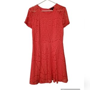 Apt 9 Coral Colored Lace Dress